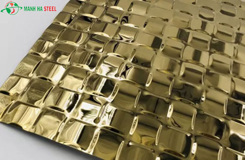 Dập inox trang trí tạo hoa văn sắc nét