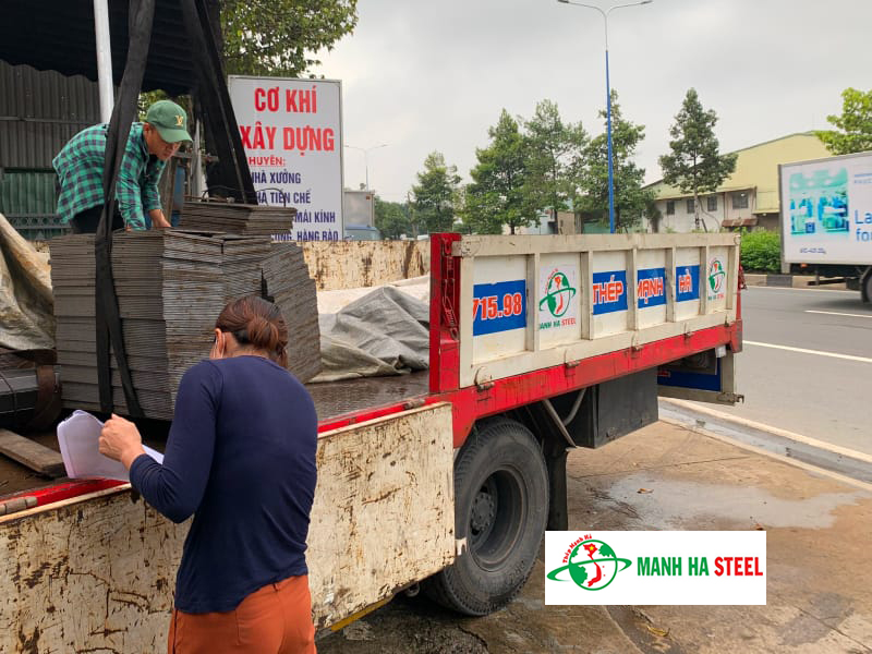 Mạnh Hà bán thép bản mã chất lượng, vận chuyển tận nơi