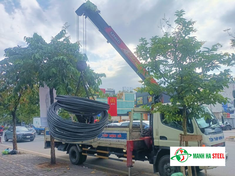 Mạnh Hà cung cấp thép Tisco và Hòa Phát chính hãng, vận chuyển tận nơi