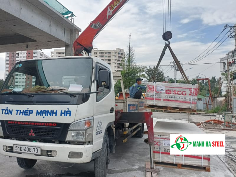 Mua tôn xốp phẳng tại đại lý Mạnh Hà được CK 3 - 7%