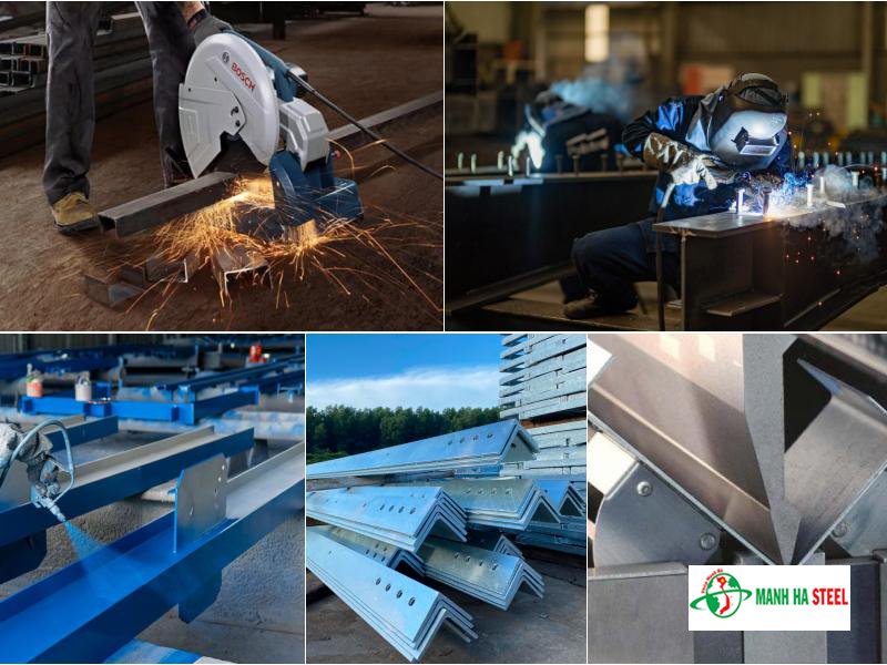 Các dịch vụ gia công thép hình tại Đại lý Inox Mạnh Hà