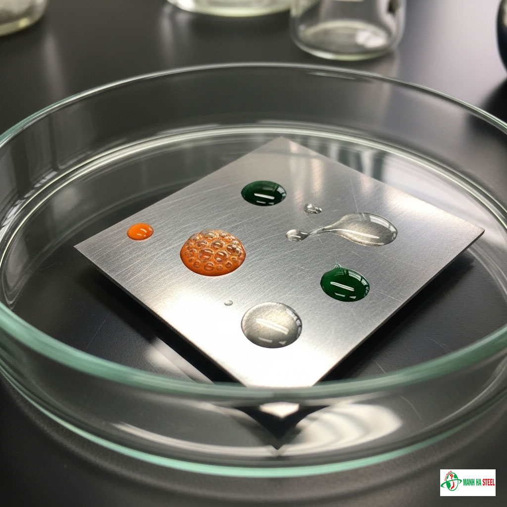 Inox chịu axit được dùng trong môi trường nào? Ứng dụng và tiêu chuẩn