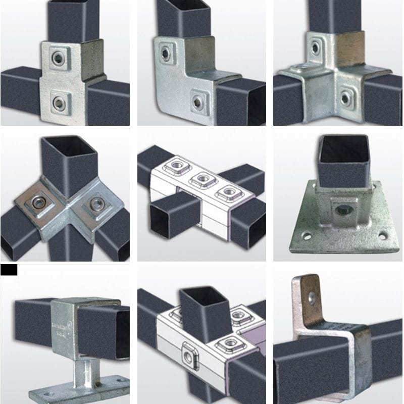 Khớp nối sắt hộp