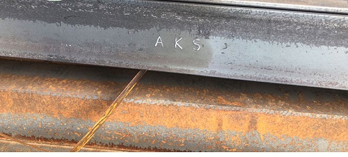 Ký hiệu trên cây thép hình An Khánh