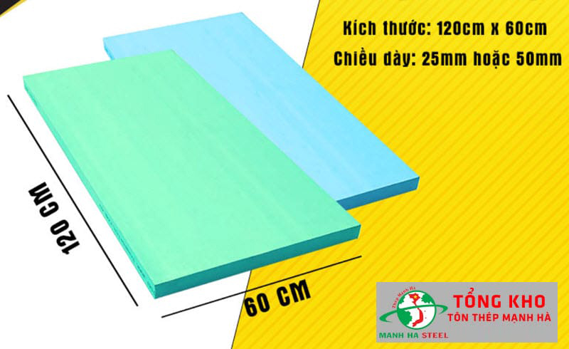 Quy cách kích thước tấm panel XPS