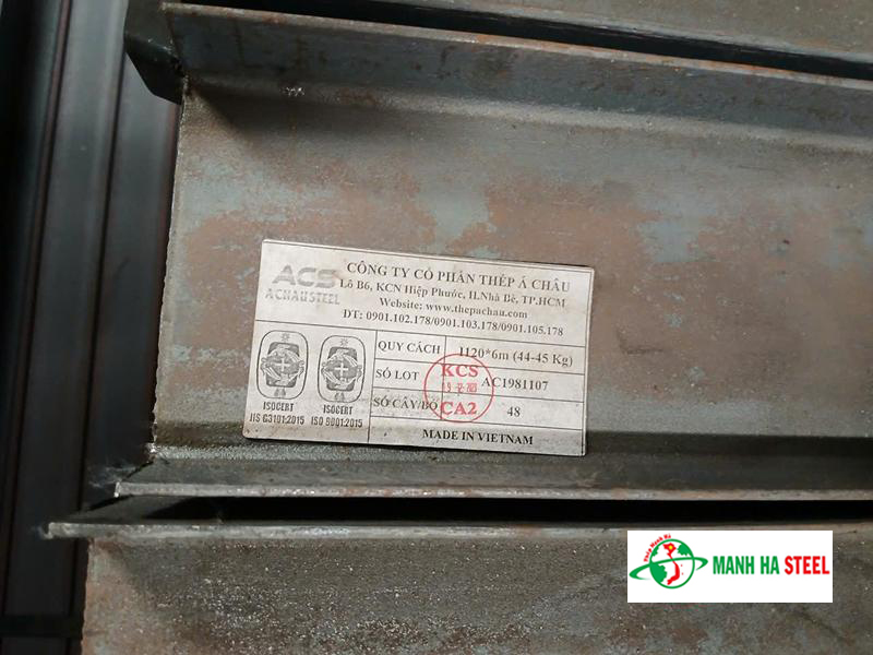 Kiểm tra mác thép sản phẩm trước khi nhận hàng