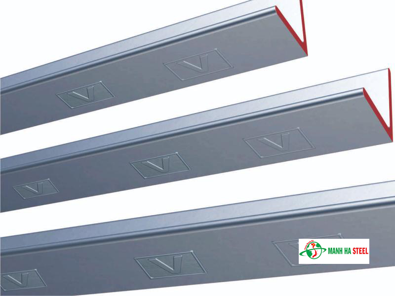 Ký hiệu logo trên thân thép hình V Miền Nam chính hãng