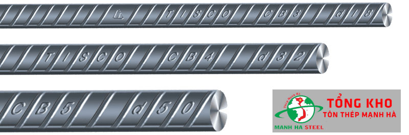 Ký hiệu trên cây thép Tisco