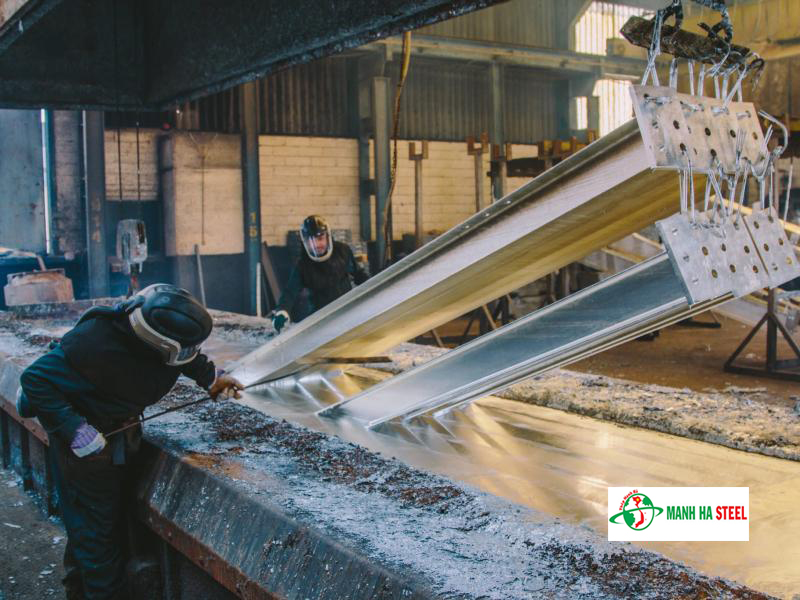 Mạ kẽm bề mặt thép hình H để chống rỉ sét, nâng cao độ bền