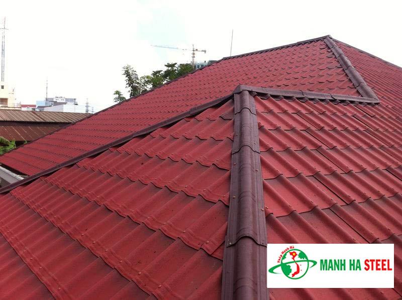 Tôn giả ngói Olympic màu đỏ sẫm