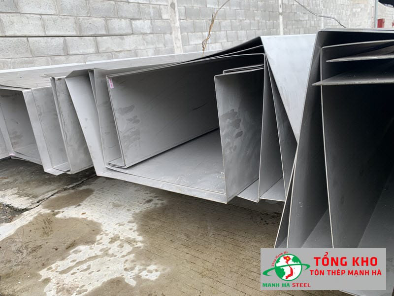 Mua máng xối inox bền, rẻ tại Đại lý inox Mạnh Hà, CK 3 - 7%