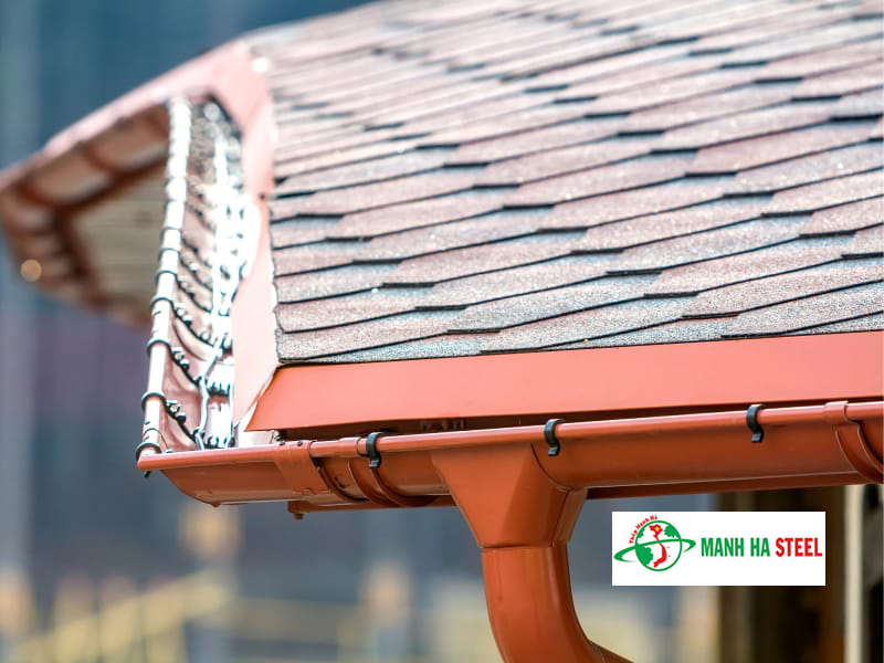 Mẫu máng xối tròn thực tế