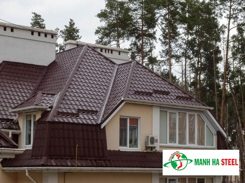 Mẫu tôn giả ngói nâu sẫm