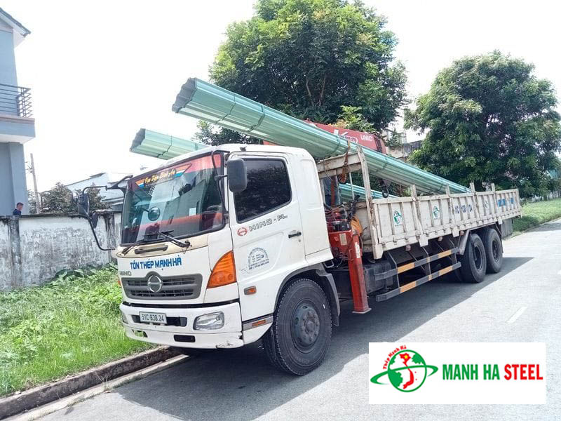 Miễn phí vận chuyển tận nơi khi mua tôn giả ngói Olympic tại Đại lý inox Mạnh Hà