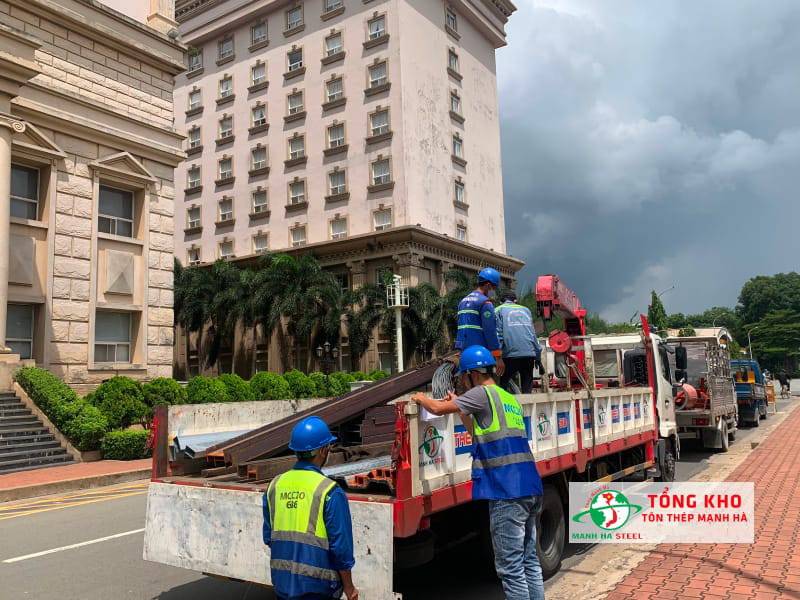 Mua thép hình An Khánh tại Mạnh Hà được vận chuyển tận nơi