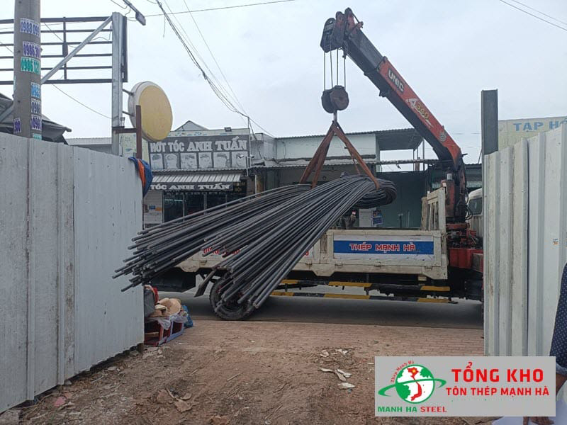 Mua thép Hòa Phát và Việt Úc chính hãng, CK 7% tại Đại lý inox Mạnh Hà