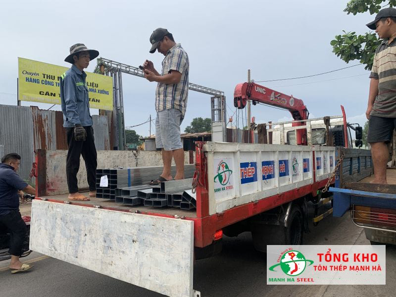 Mua thép hộp Tuấn Võ chất lượng cao tại Đại lý inox Mạnh Hà