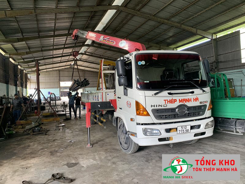 Mua thép hình V chính hãng, CK 3 - 7% tại Mạnh Hà