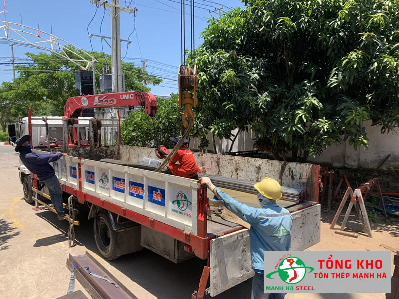 Mạnh Hà cung ứng thép V Việt Nhật chính hãng, chiết khấu 3 - 7%