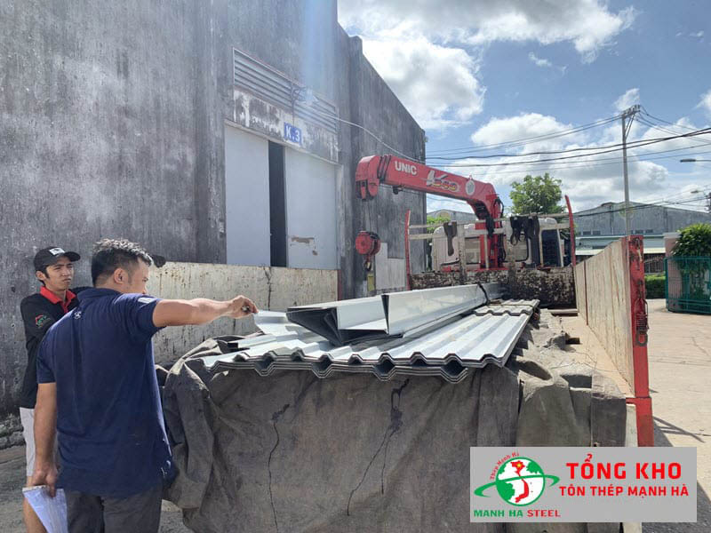 Mạnh Hà cung ứng tôn mạ kẽm dày 1.5mm chính hãng, rẻ hơn 3 - 7%