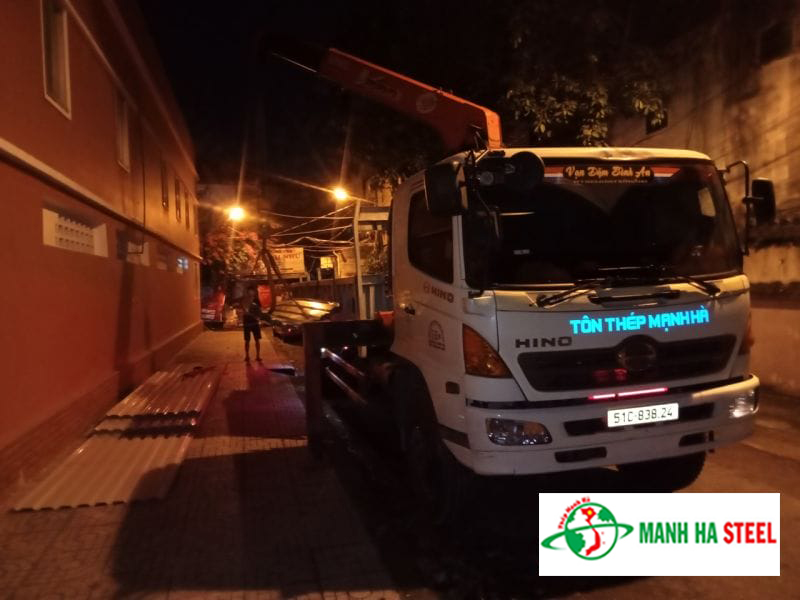 Mua tôn TVP uy tín, giá rẻ nhất thị trường tại tôn thép Mạnh Hà