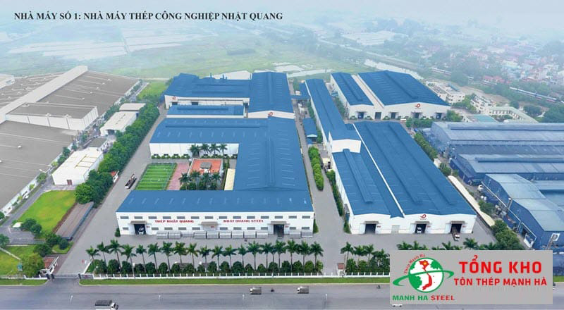 Toàn cảnh bao quát nhà máy Nhật Quang