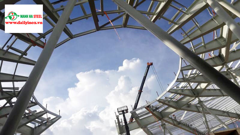 Kết cấu thép của dự án sân bay Quốc tế Phù Cát