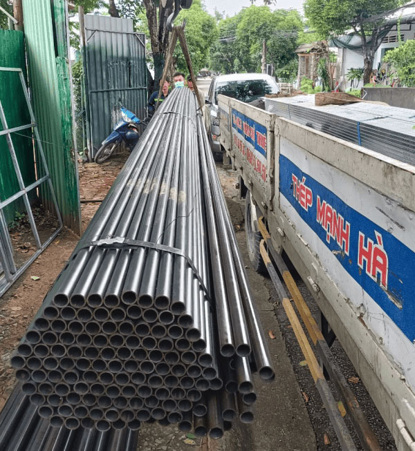Ống thép đen sản xuất