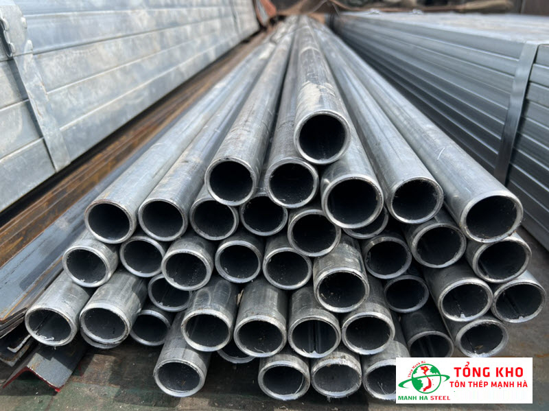 Ống thép mạ kẽm phi 34