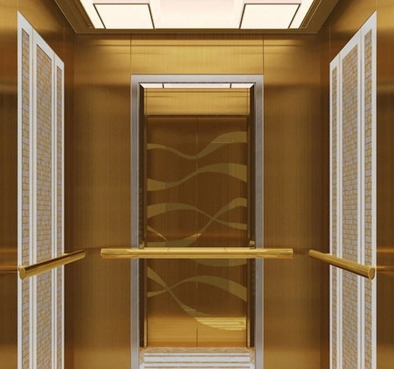 ốp inox thang máy
