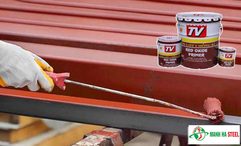 Sơn phủ cây thép hình bằng Epoxy