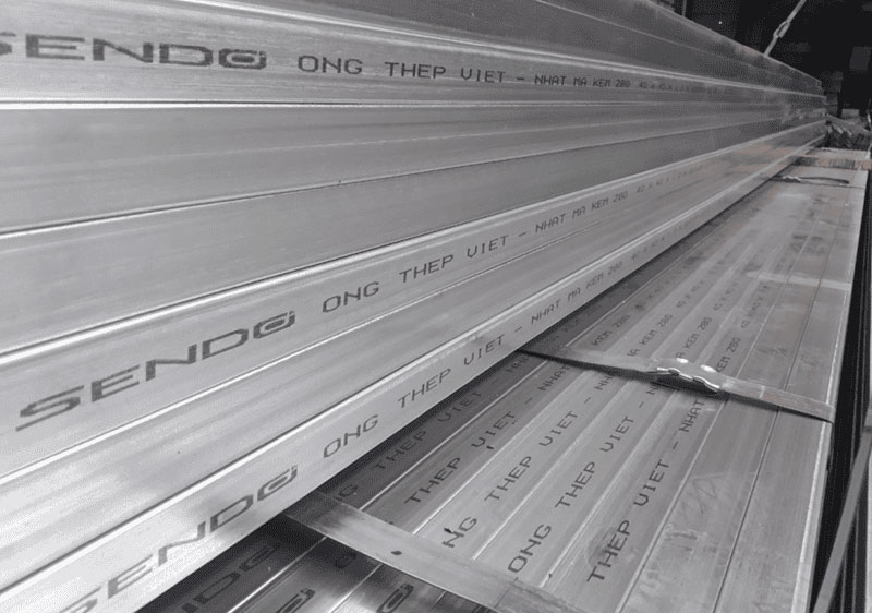 Thép hộp mạ kẽm Sendo Việt Nhật