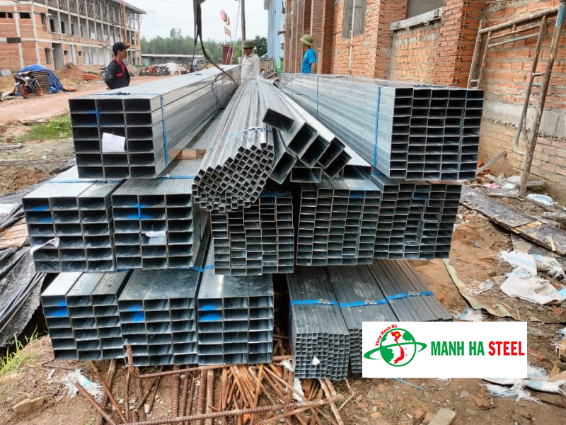 Thép hộp mạ kẽm Trung Quốc