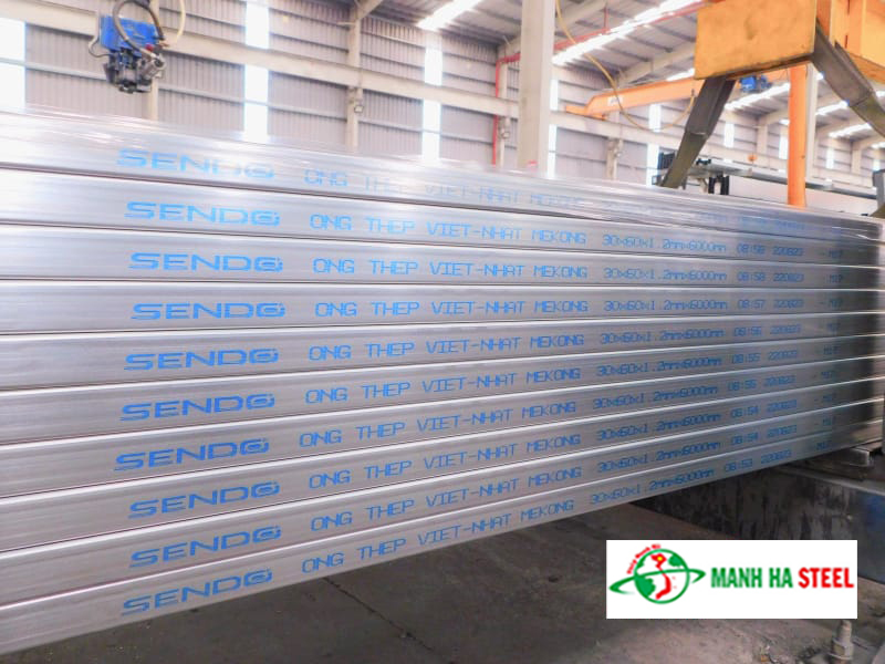 Thép hộp mạ kẽm nhúng nóng SENDO Việt Nhật