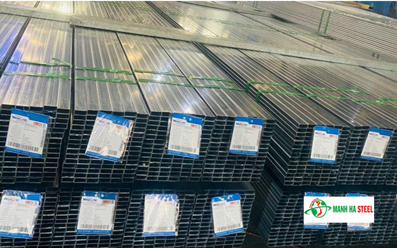 Thép hộp mạ kẽm VinaOne có lớp mạ dày, đồng đều, tính thẩm mỹ cao