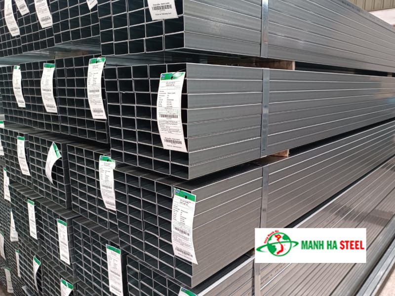 Thép hộp mạ kẽm Ống Thép 190 ít bị rỉ sét khi tiếp xúc môi trường độ ẩm cao, ven biển