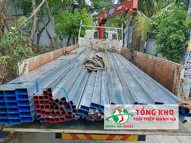 Thép hộp Tuấn Võ cao cấp, giả rẻ, chiết khấu cao 3-7% so với thị trường