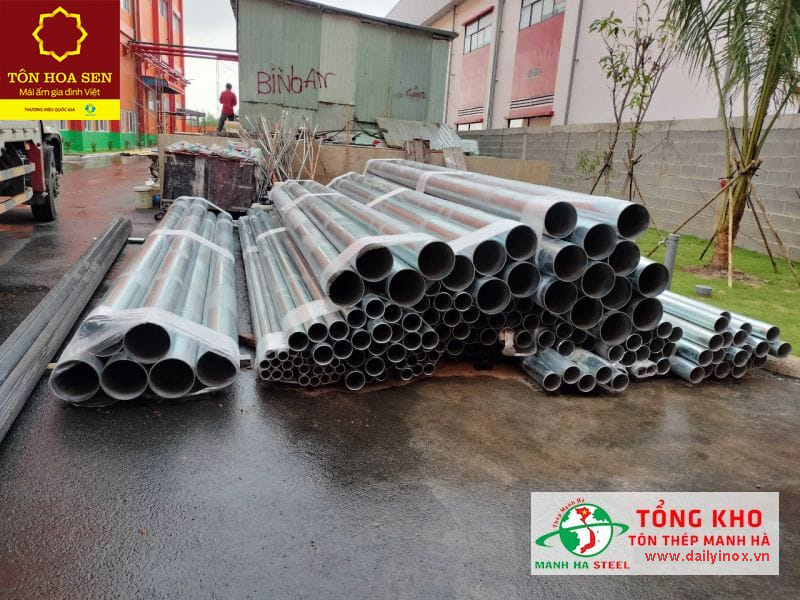 Inox ống phi 457 Hoa Sen