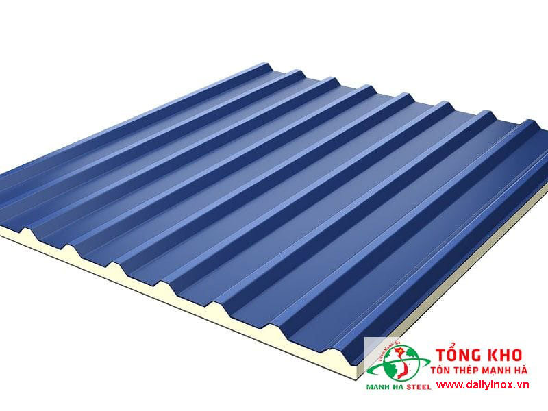 Tôn cách nhiệt Đông Á màu xanh dương