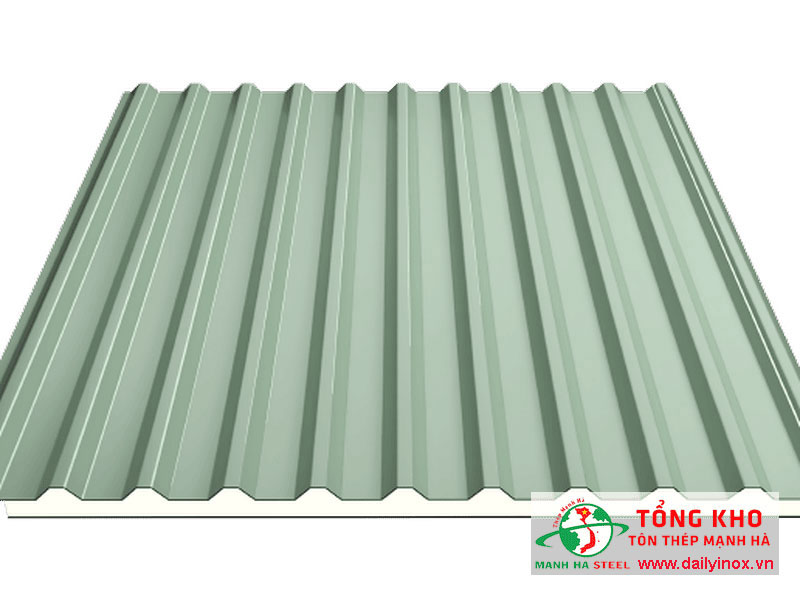 Tôn cách nhiệt Đông Á màu xanh