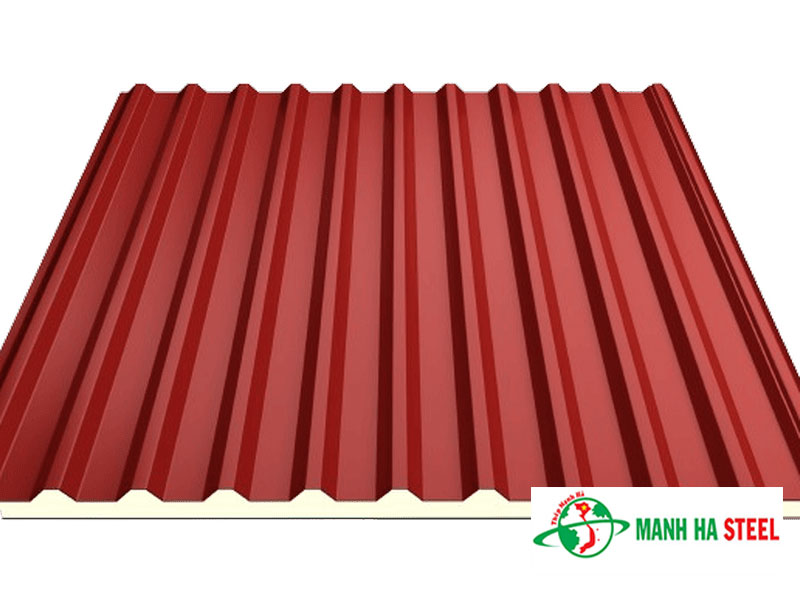 Tôn cách nhiệt Phương Nam màu đỏ