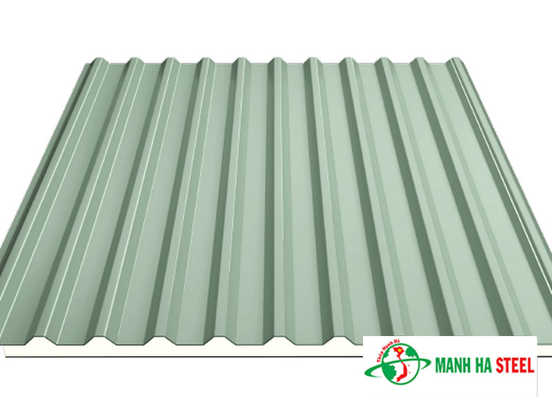 Tôn cách nhiệt Phương Nam màu xanh nhạt