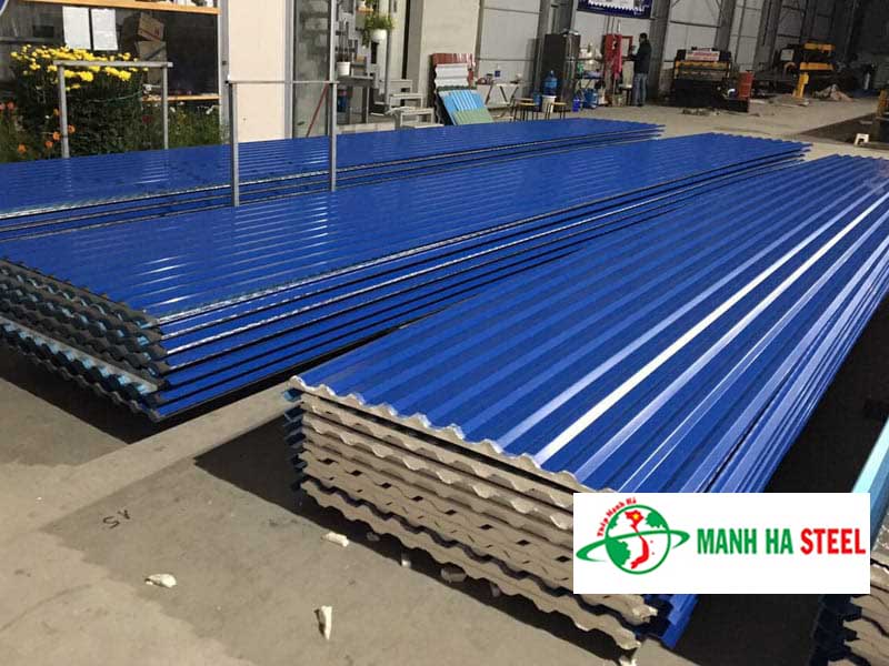 Tôn Đông Á màu xanh dương