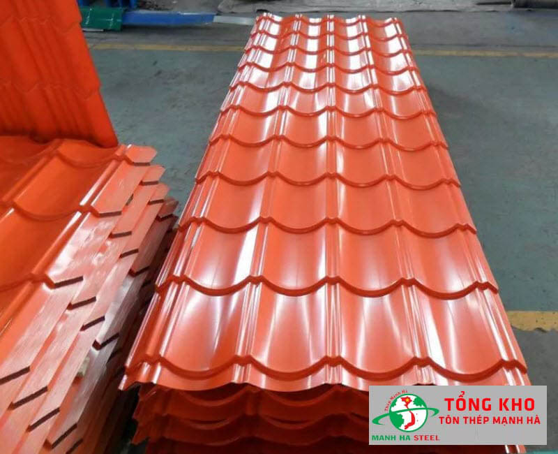 Tấm lợp màu cam giả ngói