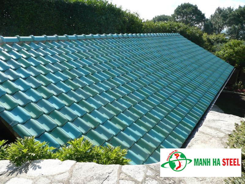 Mẫu nhà tôn ngói xanh ngọc nông thôn