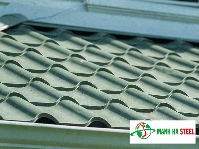 Tôn xanh ngọc giả ngói sóng tròn