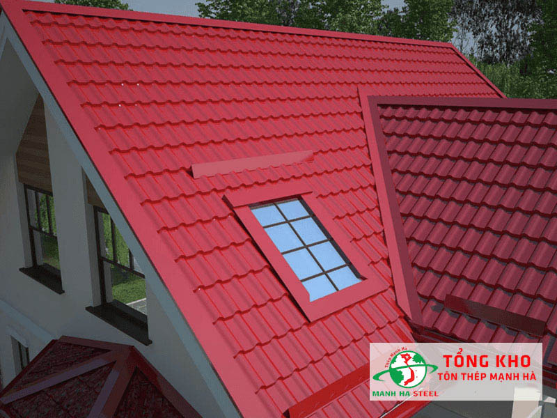 Nhà tôn giả ngói Ruby cổ điển