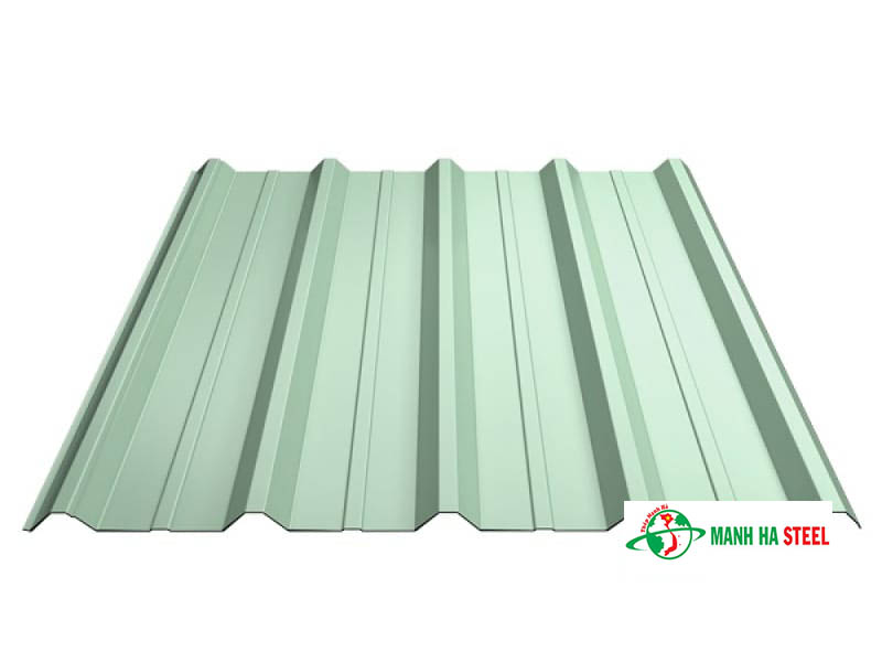 Tôn lạnh 5 sóng màu xanh ngọc