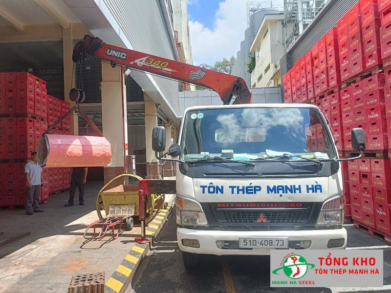 Mua tôn lạnh không màu giá rẻ, CK 3 - 7% tại Đại lý inox Mạnh Hà
