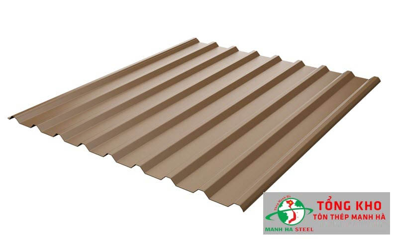 Tôn lạnh màu nâu nhạt